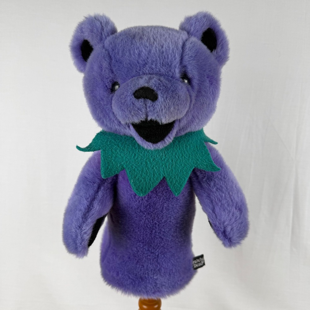 Rare Grateful Dead Purple Dancing Bear Golf Club Head Cover Plush Driver Cover - Picture 2 of 9